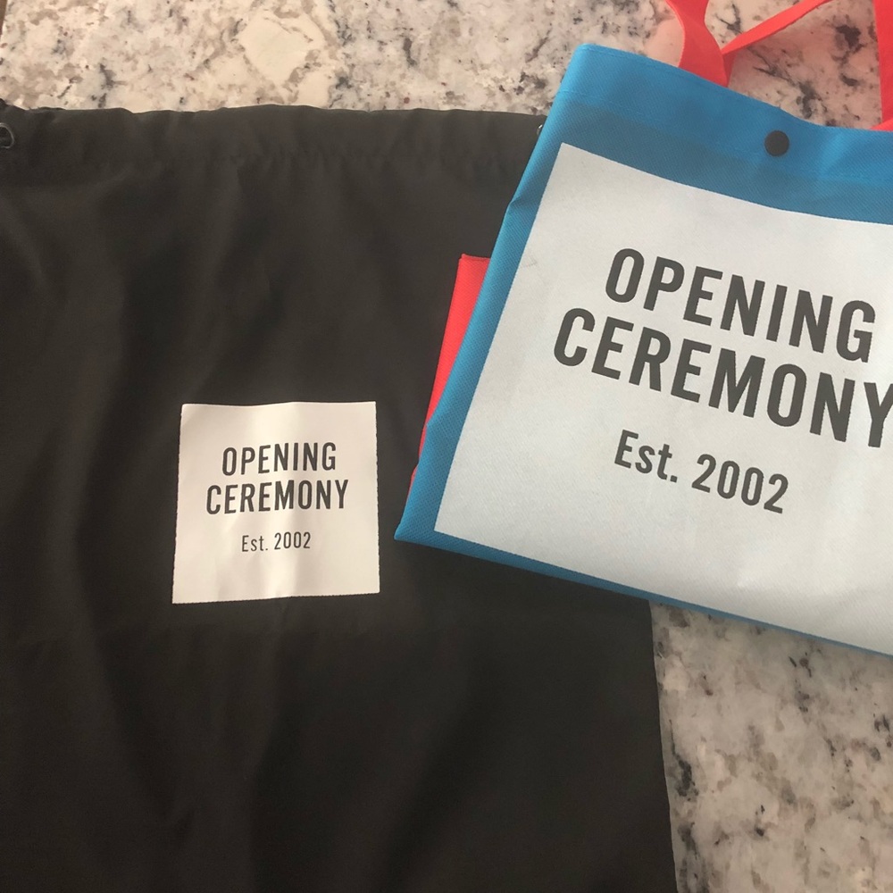 Opening Ceremony Dust Bag and Foldable Tote